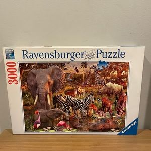 Ravensburger African animal world 3000 piece puzzle jigsaw wildlife